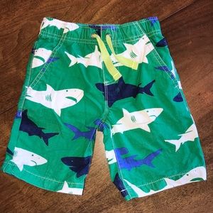 Mini Boden Printed Board Shorts